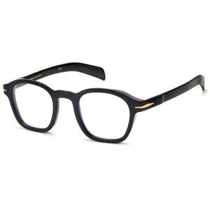 New Men's David Beckham  Eyeglasses Black Gold Plastic Square $495